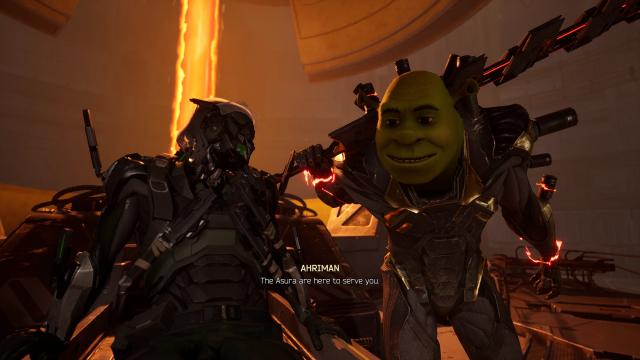 Shrek as Ahriman for Ghostrunner 2