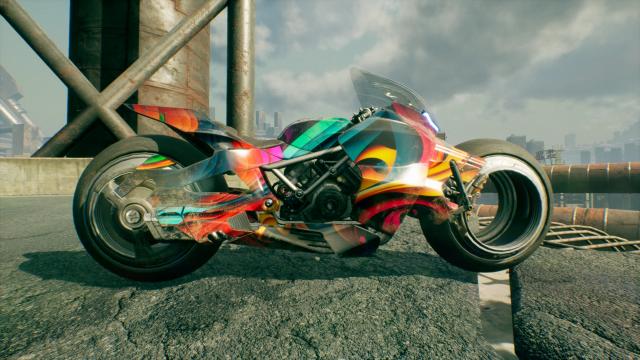 Custom Motorbike Skins for Ghostrunner 2