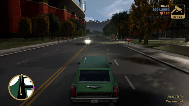 Улучшенные текстуры дороги / Better Road Textures for GTA III