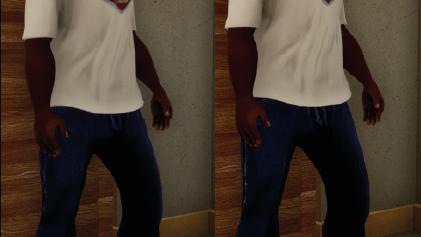 Улучшенная одежда ГГ / 2x AI Upscale Player Clothes для Grand Theft Auto: The Trilogy
