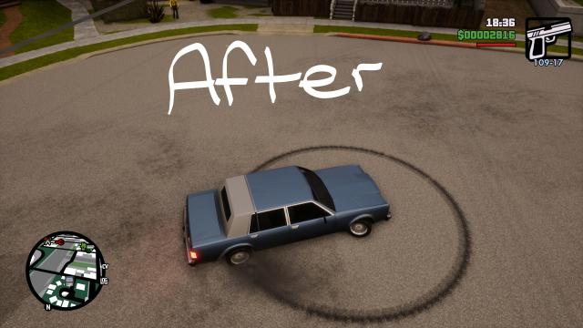 Realistic Tire Marks for Grand Theft Auto: The Trilogy