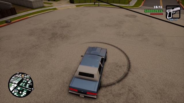 Realistic Tire Marks for Grand Theft Auto: The Trilogy