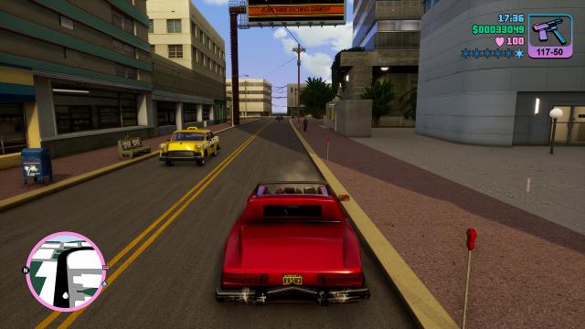 Улучшенные текстуры дороги / Better Road Textures for Vice City для Grand Theft Auto: The Trilogy