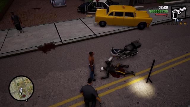 Реалистичная кровь / Realistic Blood для Grand Theft Auto: The Trilogy