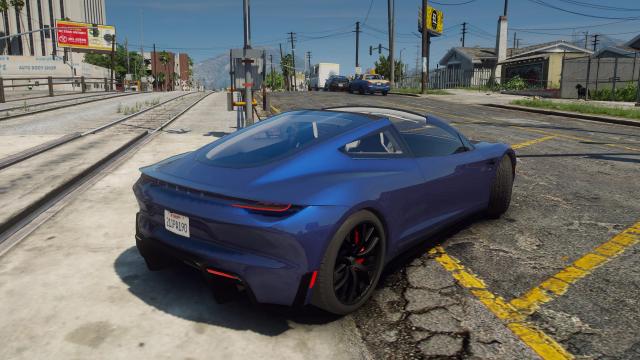 Tesla Roadster 2020 [Add-On | Unlocked | Extra | DirtMap | Auto Spoiler] for GTA 5