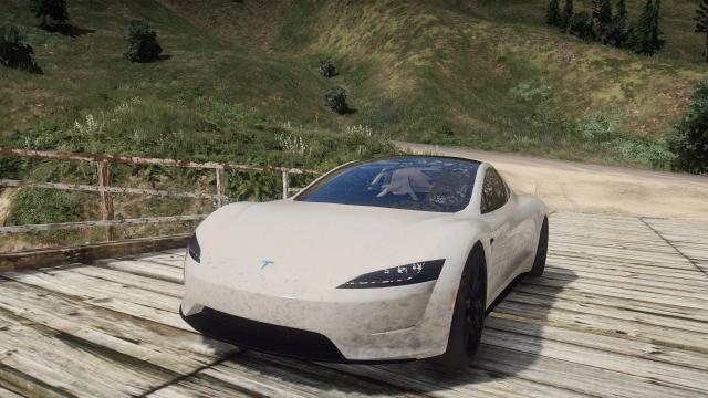 Tesla Roadster 2020 [Add-On | Unlocked | Extra | DirtMap | Auto Spoiler] for GTA 5