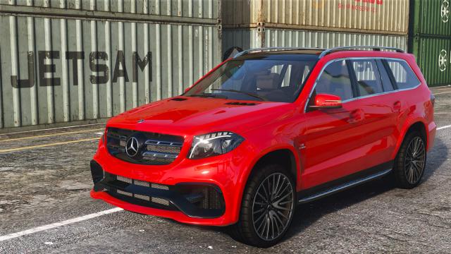 2016 Mercedes-AMG GLS 63 (X166) [Add-On /Template]