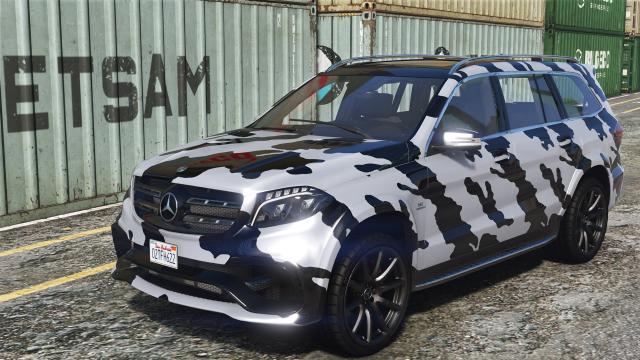 2016 Mercedes-AMG GLS 63 (X166) [Add-On /Template] для GTA 5