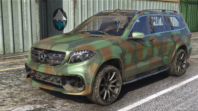 2016 Mercedes-AMG GLS 63 (X166) [Add-On /Template] для GTA 5