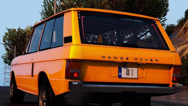 1973 Land Rover Range Rover [Add-On | Template | RHD | Extras] для GTA 5