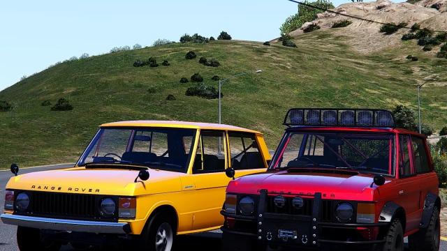 1973 Land Rover Range Rover [Add-On | Template | RHD | Extras] для GTA 5