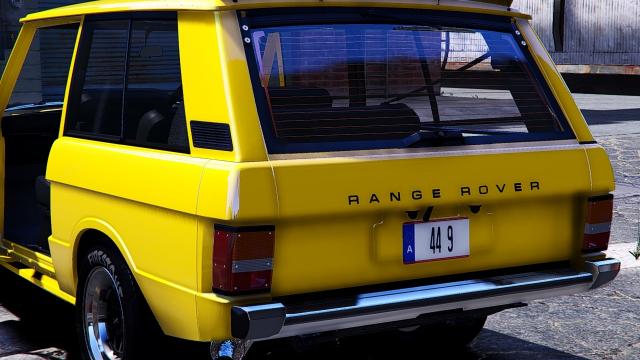 1973 Land Rover Range Rover [Add-On | Template | RHD | Extras] для GTA 5