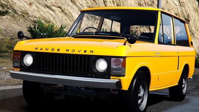 1973 Land Rover Range Rover [Add-On | Template | RHD | Extras] для GTA 5