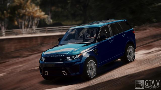 Range Rover Sport SVR 2016 [Animated  Templated  Add-On] for GTA 5