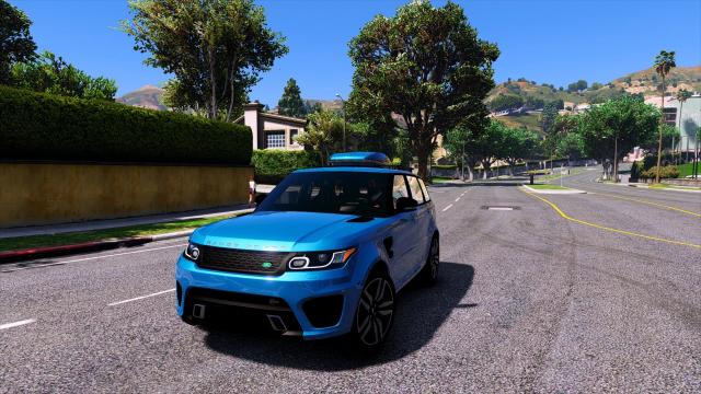 Range Rover Sport SVR 2016 [Animated  Templated  Add-On] for GTA 5