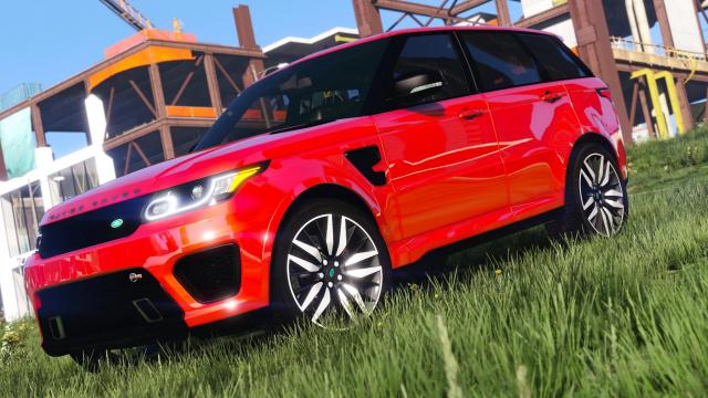 Range Rover Sport SVR 2016 [Animated  Templated  Add-On] for GTA 5