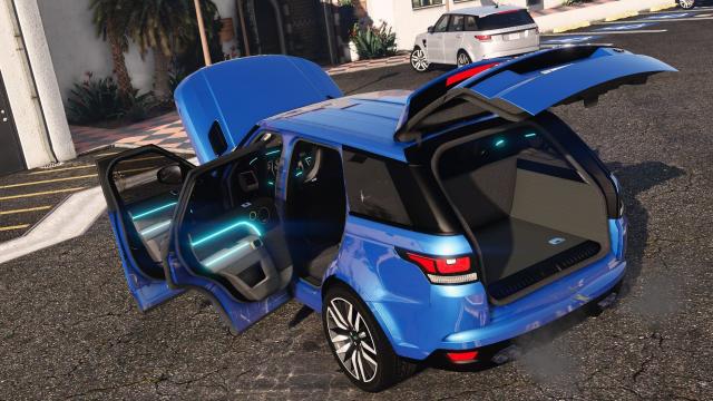 Range Rover Sport SVR 2016 [Animated  Templated  Add-On] for GTA 5