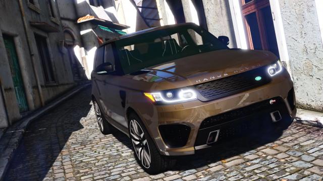 Range Rover Sport SVR 2016 [Animated  Templated  Add-On] for GTA 5