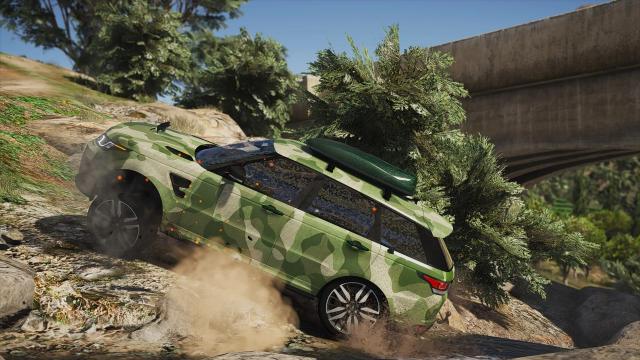 Range Rover Sport SVR 2016 [Animated  Templated  Add-On] for GTA 5