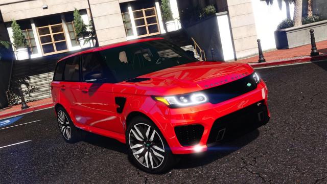 Range Rover Sport SVR 2016 [Animated  Templated  Add-On] for GTA 5