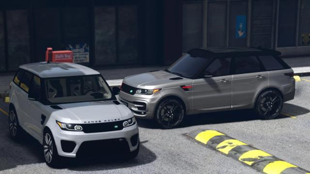 Range Rover Sport SVR 2016 [Animated  Templated  Add-On] for GTA 5