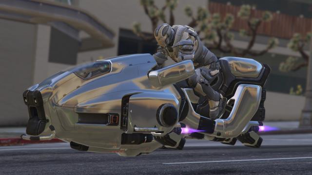 Sci-Fi Hover Bike [Add-On / Replace beta | Livery] для GTA 5