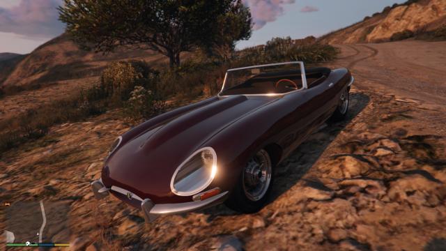Jaguar Etype для GTA 5