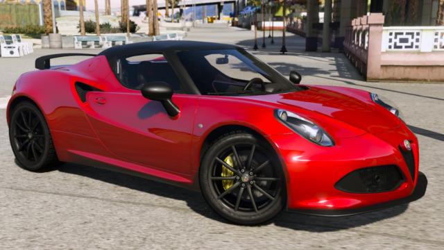 2015 Alfa Romeo 4c Spider [Add-On] for GTA 5