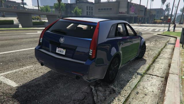 Cadillac CTS Sport Wagon 2010 [Addon | FiveM] для GTA 5