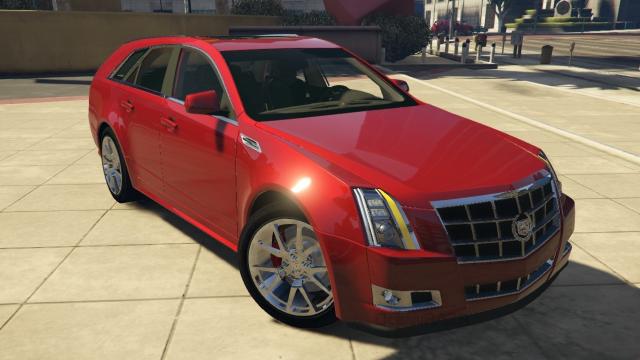 Cadillac CTS Sport Wagon 2010 [Addon | FiveM] for GTA 5