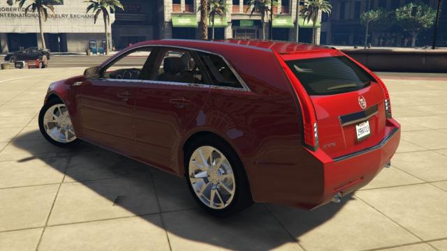 Cadillac CTS Sport Wagon 2010 [Addon | FiveM] для GTA 5