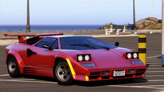 Lamborghini Countach 1988 [Add-On | Template | Extras] for GTA 5