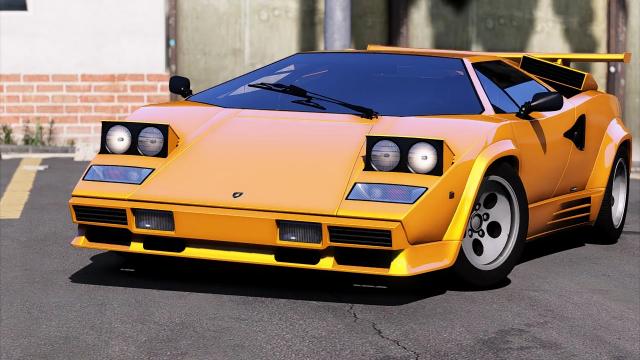 Lamborghini Countach 1988 [Add-On | Template | Extras] for GTA 5