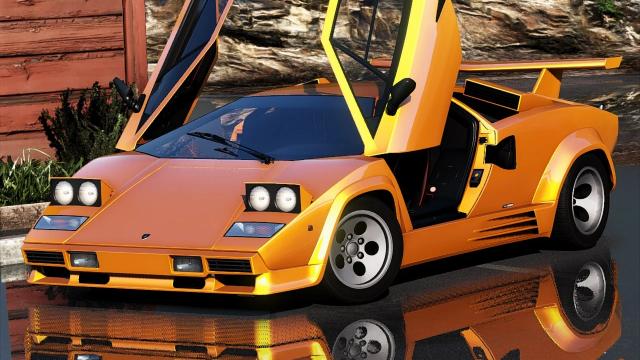 Lamborghini Countach 1988 [Add-On | Template | Extras] for GTA 5