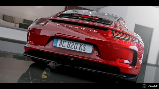 Porsche 911 R 2016 [Add-On  Replace  Auto Spoiler] for GTA 5