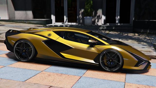 Lamborghini Sián FKP 37 [Add-On/OIV | Tuning | Template] для GTA 5