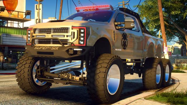 Ford F350 6X6 2020 [Add-On  FiveM] for GTA 5