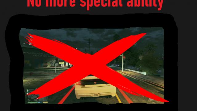 Отключение специальных способностей / Disable Special Abilities для GTA 5