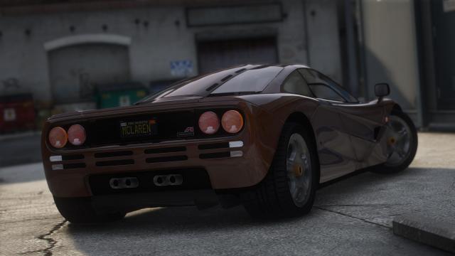 1993 McLaren F1 [Add-On / FiveM | Template | Tuning | LODs] для GTA 5