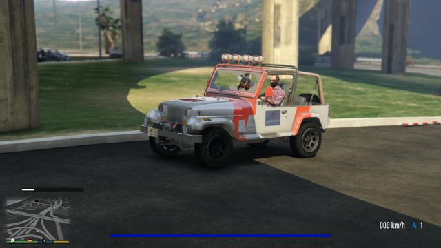 Jurassic Jeep [ADD-ON] для GTA 5