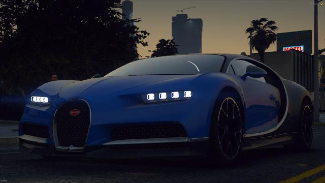 Bugatti Chiron [Add-On / Replace | FiveM | LODs | Auto Spoiler] для GTA 5