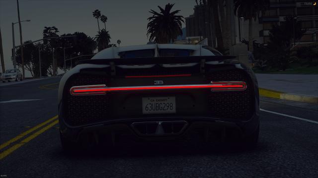 Bugatti Chiron [Add-On / Replace | FiveM | LODs | Auto Spoiler] для GTA 5