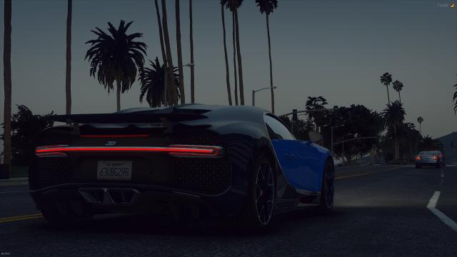 Bugatti Chiron [Add-On / Replace | FiveM | LODs | Auto Spoiler] для GTA 5