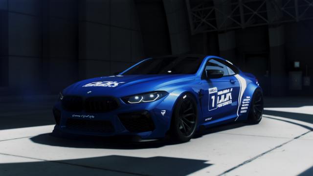 BMW M8 Competition MANSAUG [Replace  Add-On | Template | Digital Dials] for GTA 5