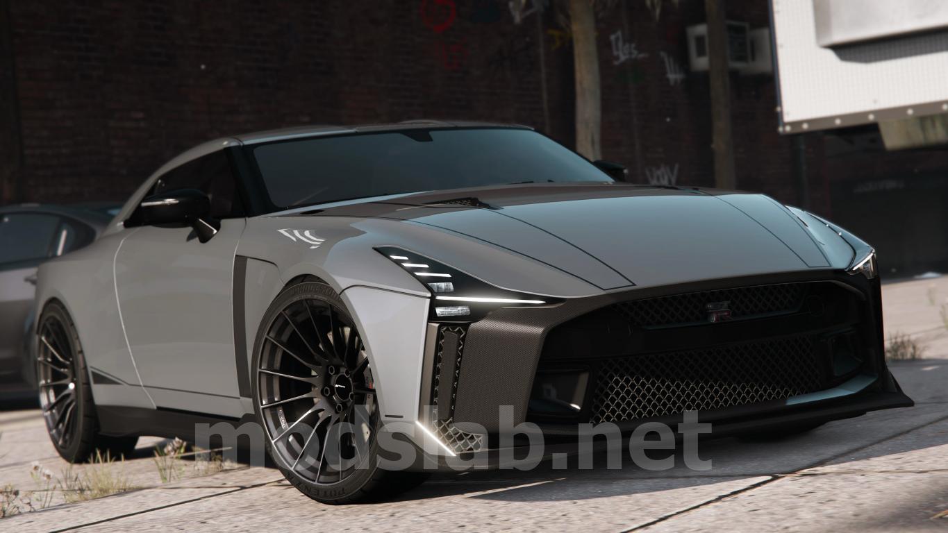 Download 2021 Nissan GT-R50 by Italdesign [Add-On | Template] for GTA 5