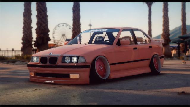 BMW E36 328i 4 Door [Add-On  Replace] for GTA 5