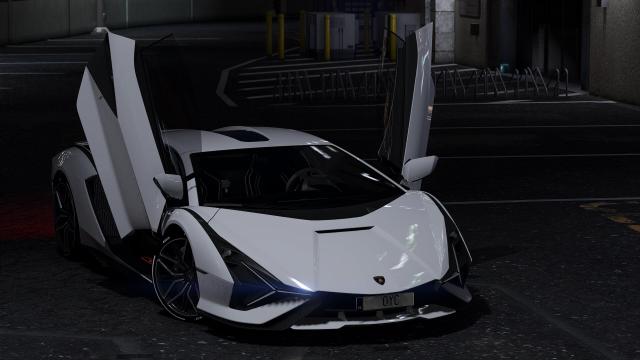 2020 Lamborghini Sian [Add-On | Air Spoiler] for GTA 5