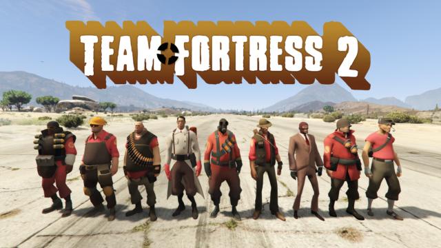Team Fortress 2 Pack [Add-on Peds] для GTA 5