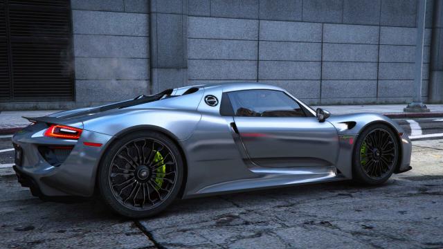 2015 Porsche 918 Spyder & Weissach Kit [Add-On | Real spoiler] for GTA 5