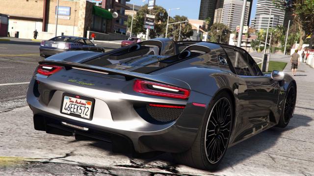 2015 Porsche 918 Spyder & Weissach Kit [Add-On | Real spoiler] for GTA 5